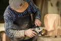 ÃÂ¡arpenter work with wooden Royalty Free Stock Photo